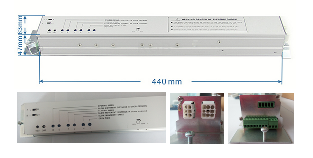 Dispositivo inteligente del regulador para los accesorios automáticos de la puerta en puertas deslizantes